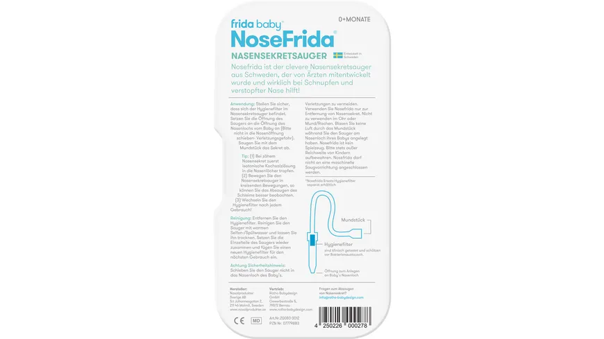 frida baby NoseFrida Nasensekretsauger