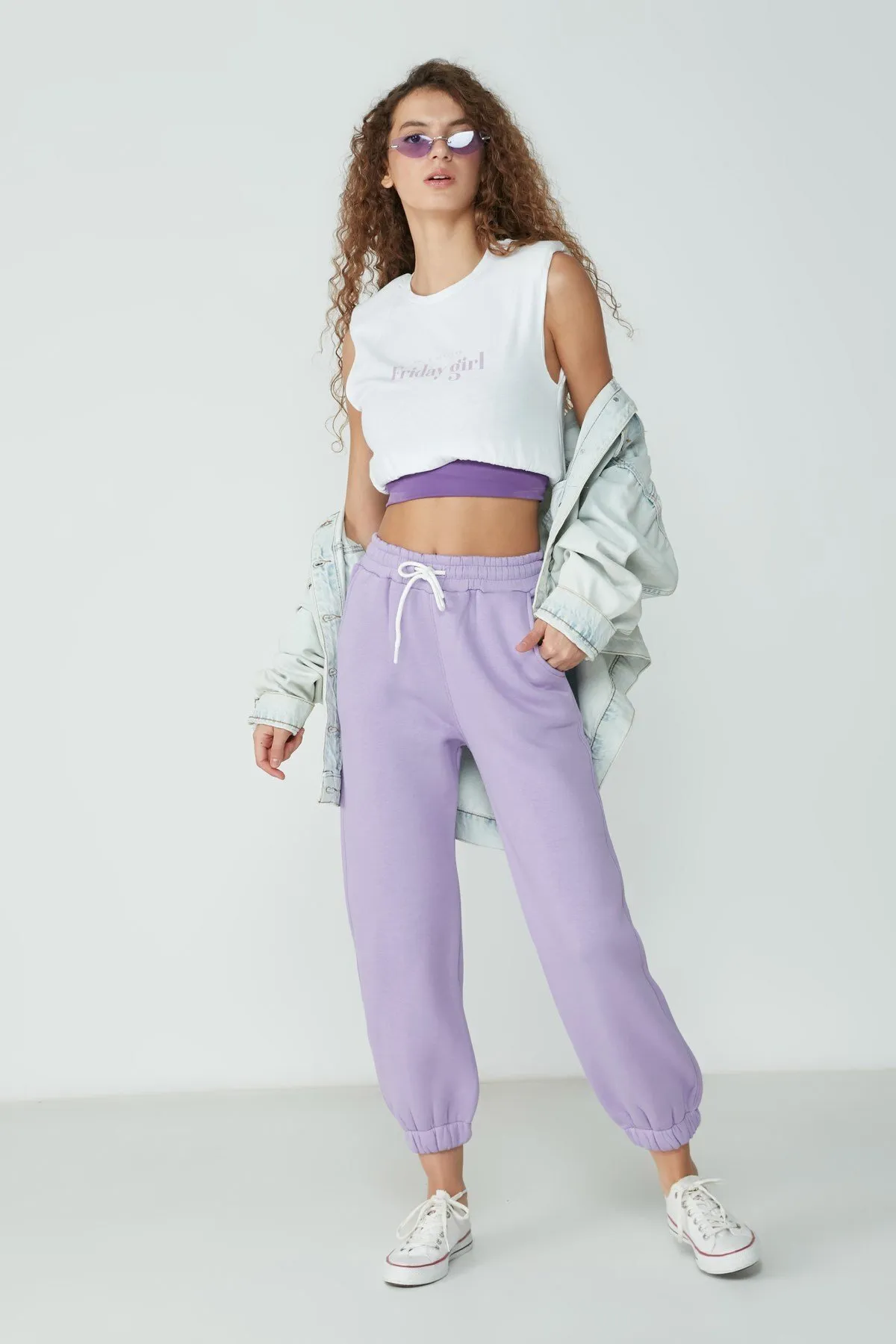 C&City  Jogger-Jogginghose 906 Flieder