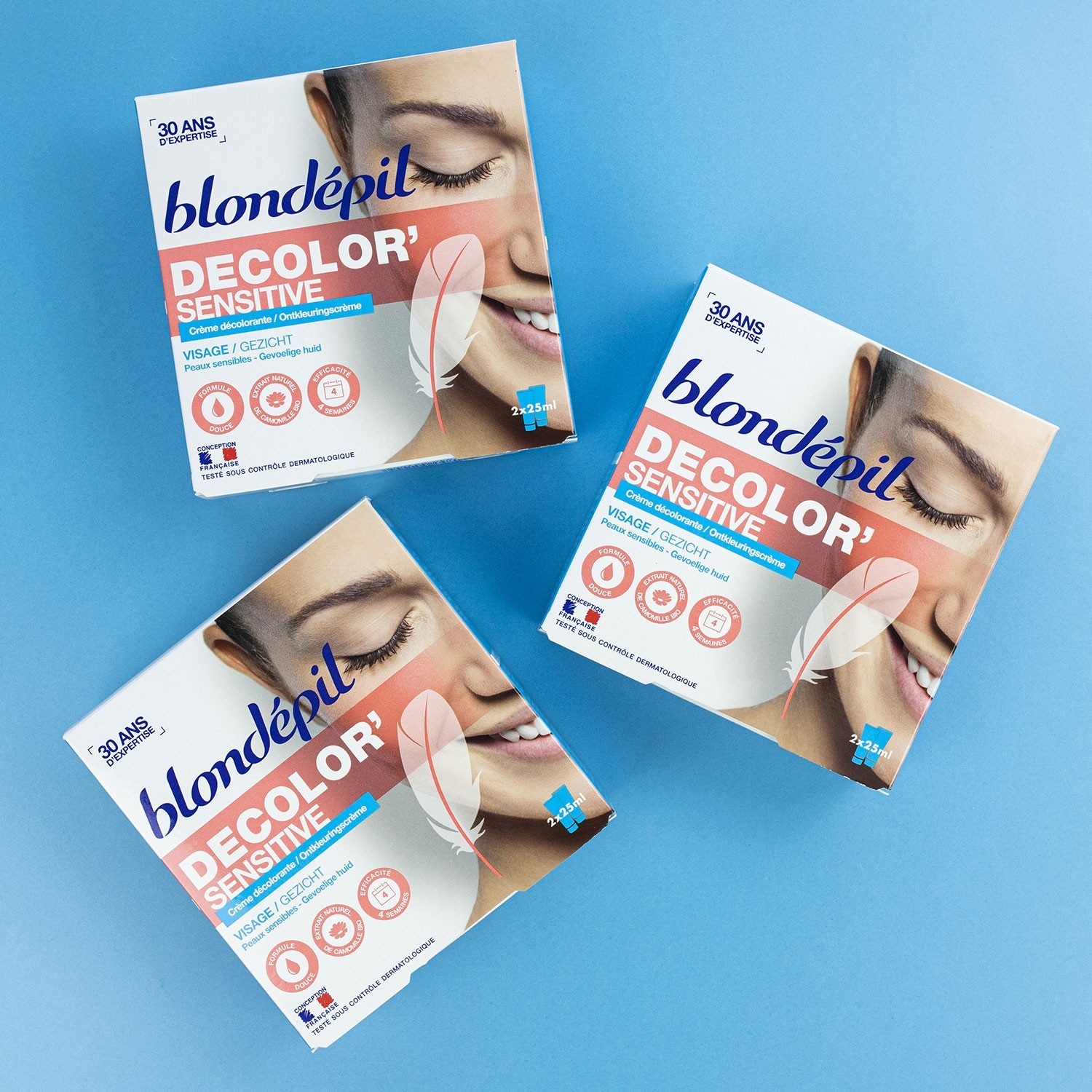 Blondépil Delikatny wybielacz do twarzy – 89% naturalny