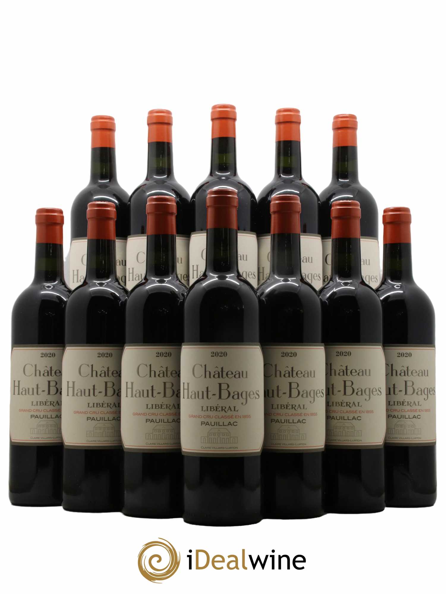 Château Haut Bages Libéral 5ème Grand Cru Classé  2020 - Lot de 12 Bouteilles