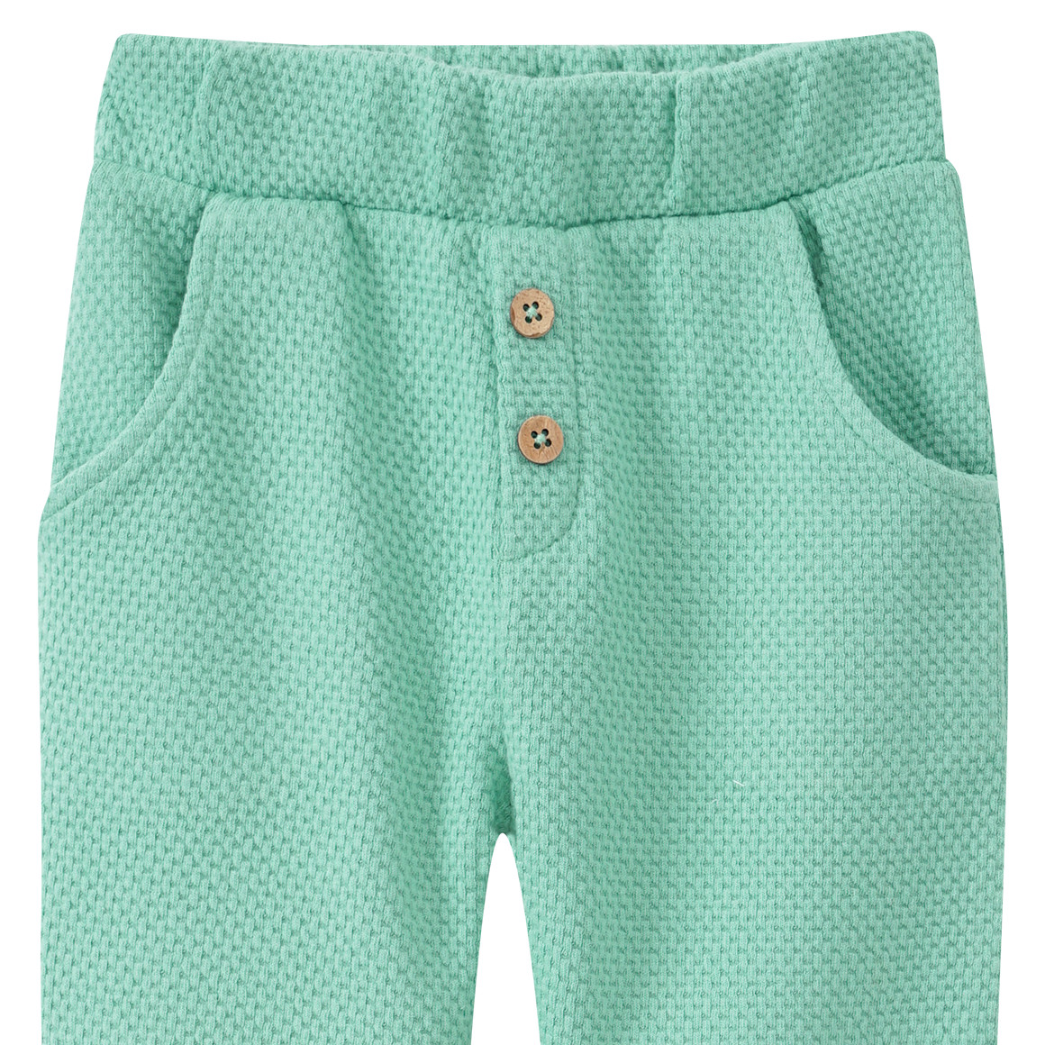 Baby Jogginghose mit strukturtiertem Material