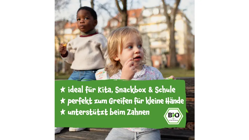 pumpkin organics Bio Linsen Puffs mit Tomate, Karotte & Kräutern 20 g