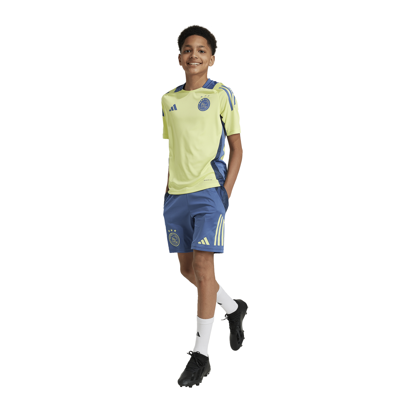 adidas Ajax Amsterdam Short Kids Blau