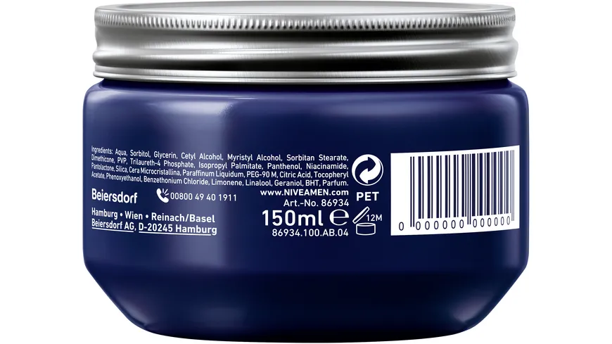 NIVEA MEN Craft Stylers Natural Look Styling Cream 150 ml