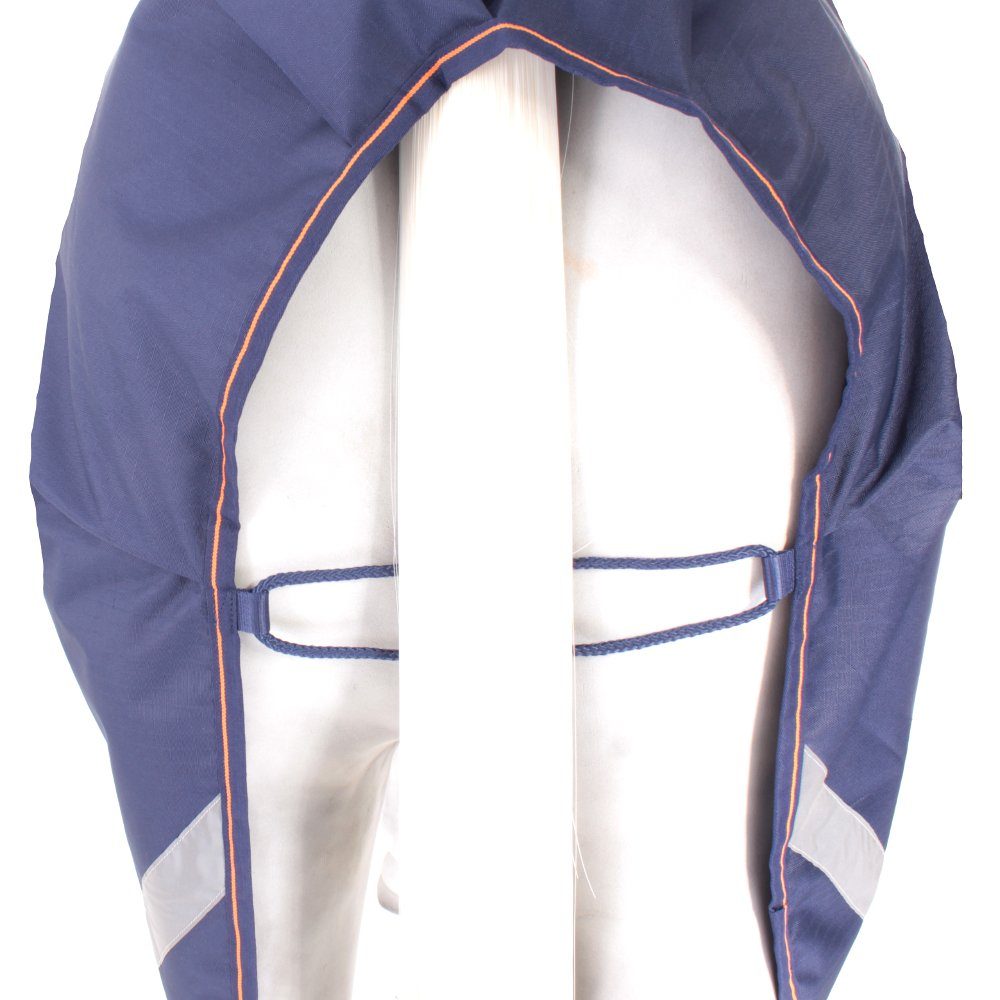 Bucas Pferde-Regendecke Bucas Therapy Walker 0g - Navy/Orange