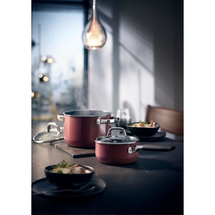 WMF Fusiontec Mineral Topf-Set 3-teilig, Rose Quartz