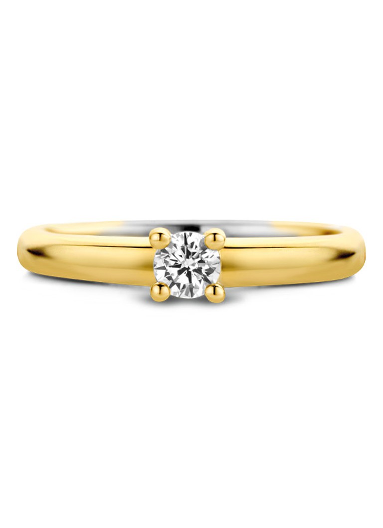 I FEEL YOU - Inel Milano acoperit cu zirconiu cubic 12212ZY