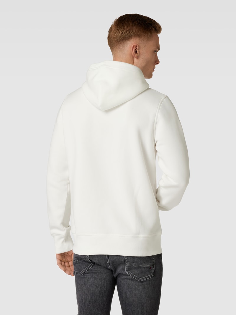 Hoodie mit Label-Stitching Modell 'ARCHIVE SHIELD' in offwhite