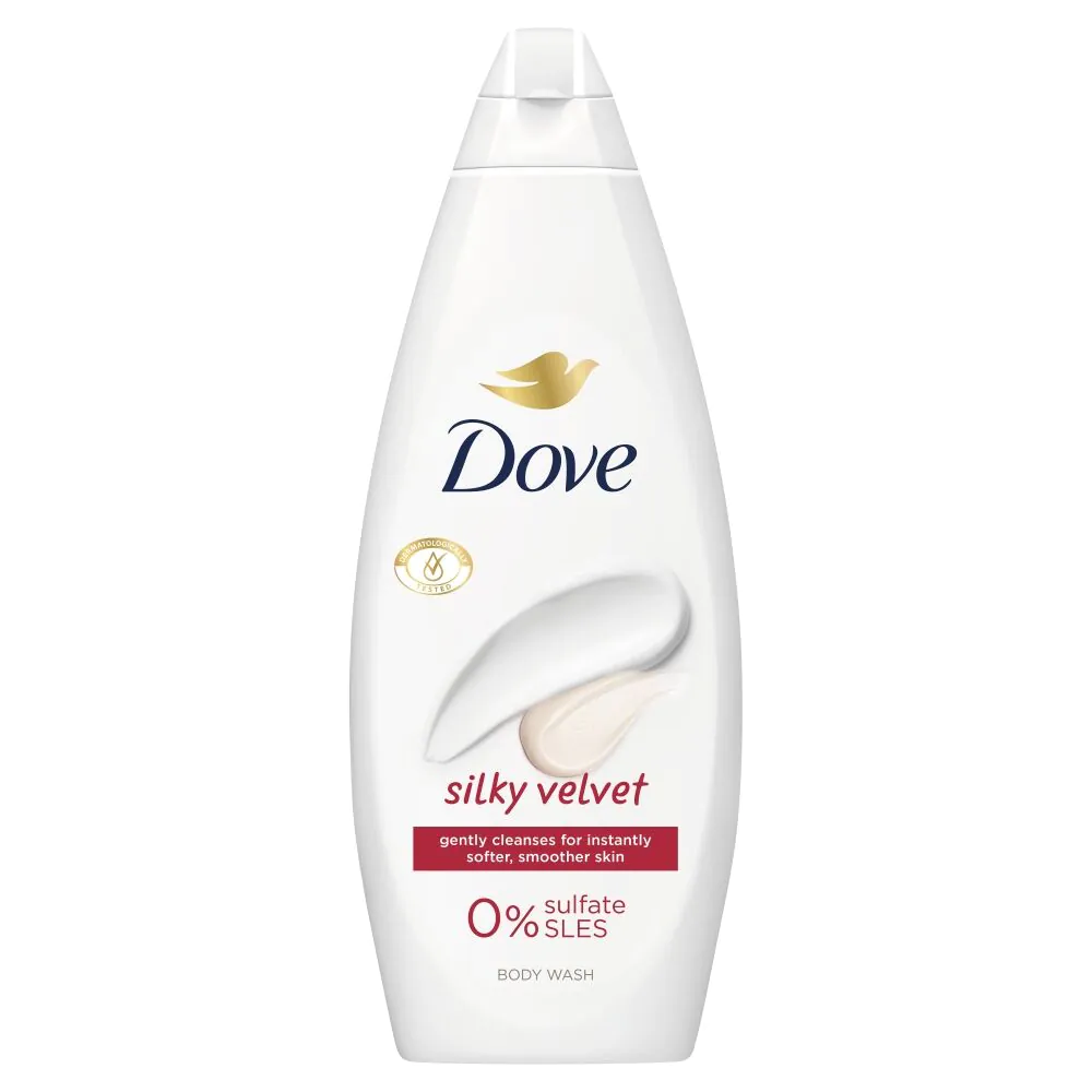 Dove Essential Care Silky Velvet - Gel za tuširanje 720 ml