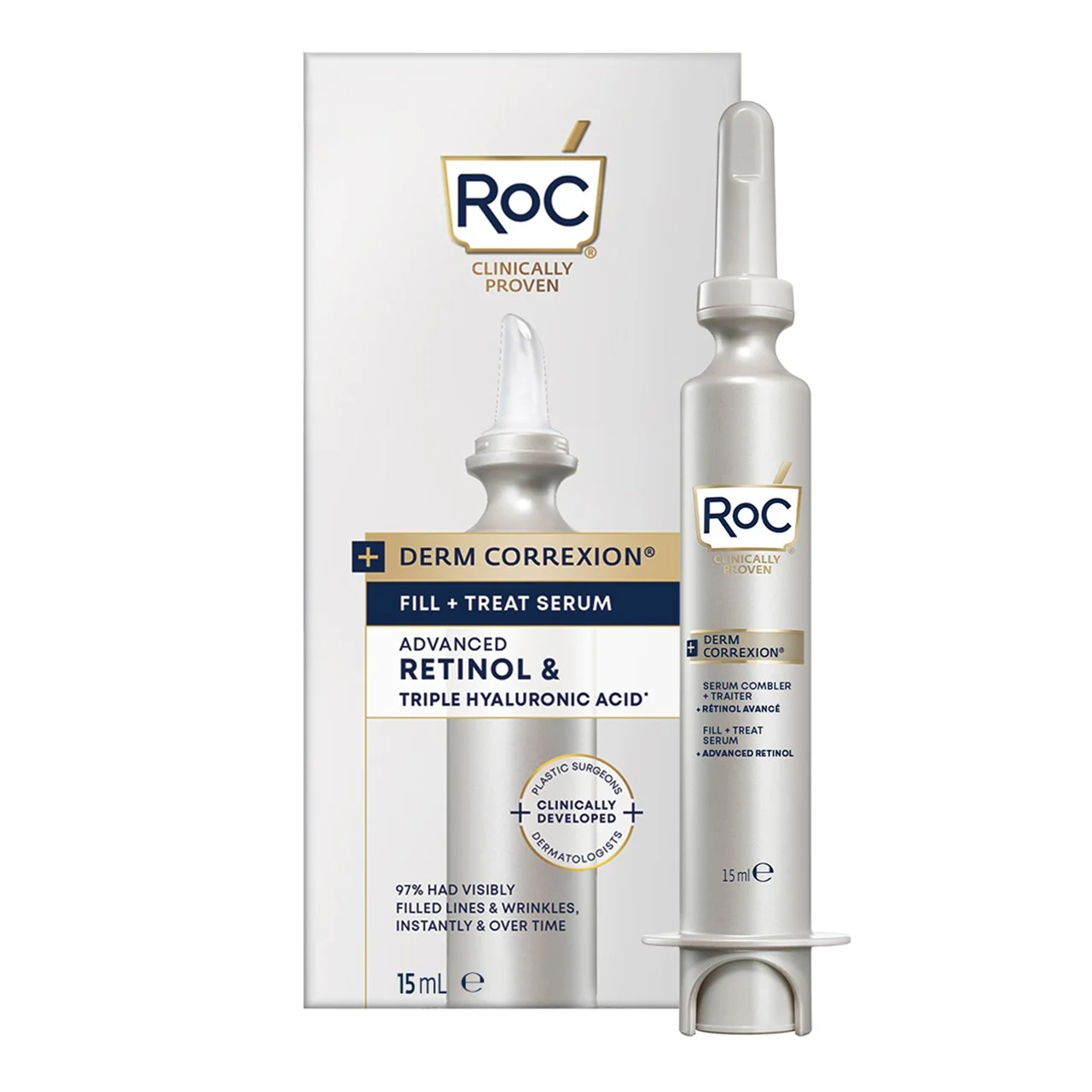 Derm Correxion Fill + Treat Serum - Anti-wrinkle filler, Anti-wrinkle facial serum