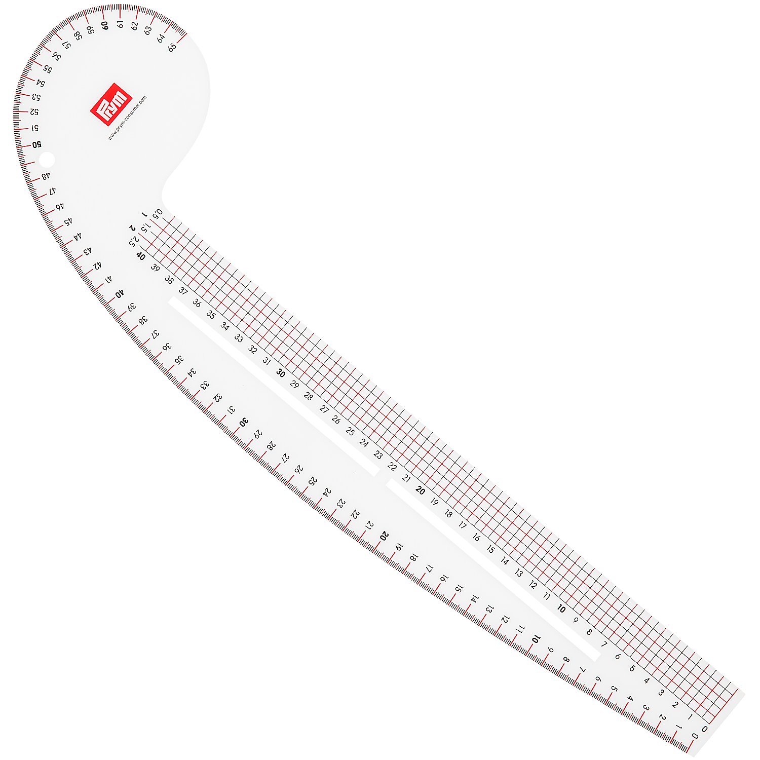 Prym Kurvenlineal, in cm-Einheit, Größe: 52,5 x 16 cm
