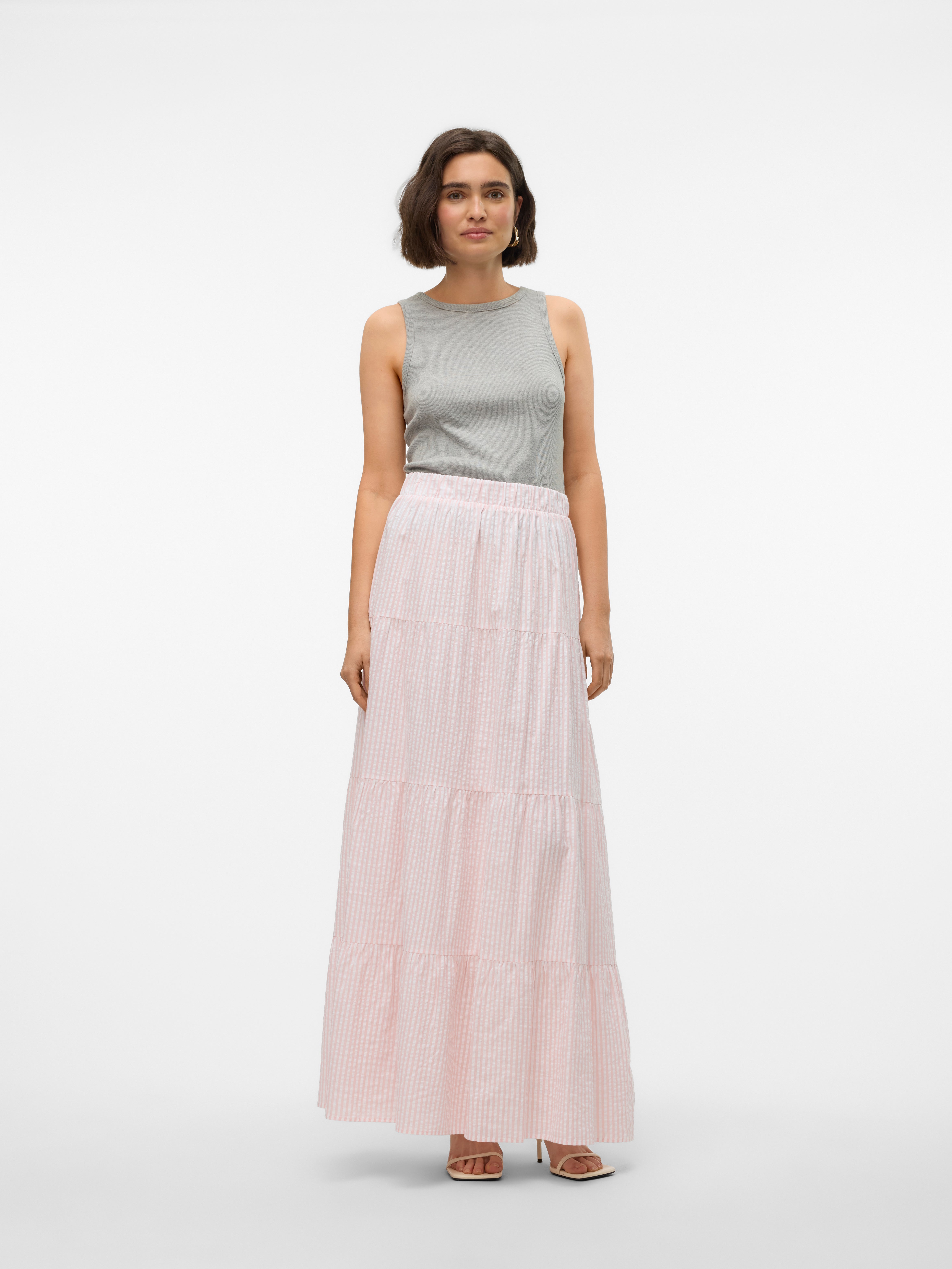 VMMOLLY Hohe Taille Langer Rock