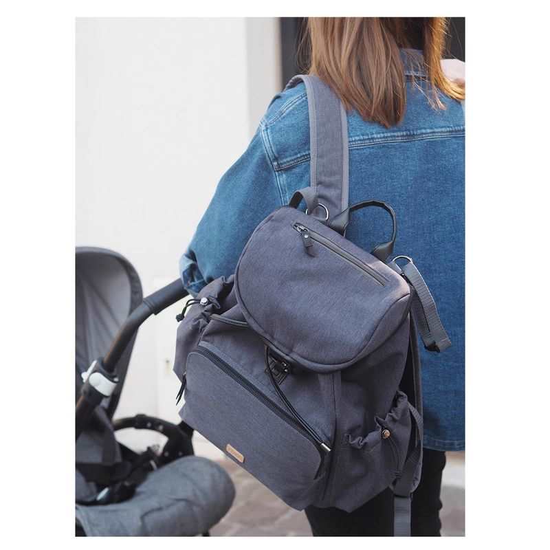 Sac à dos à langer Vancouver gris foncé Beaba