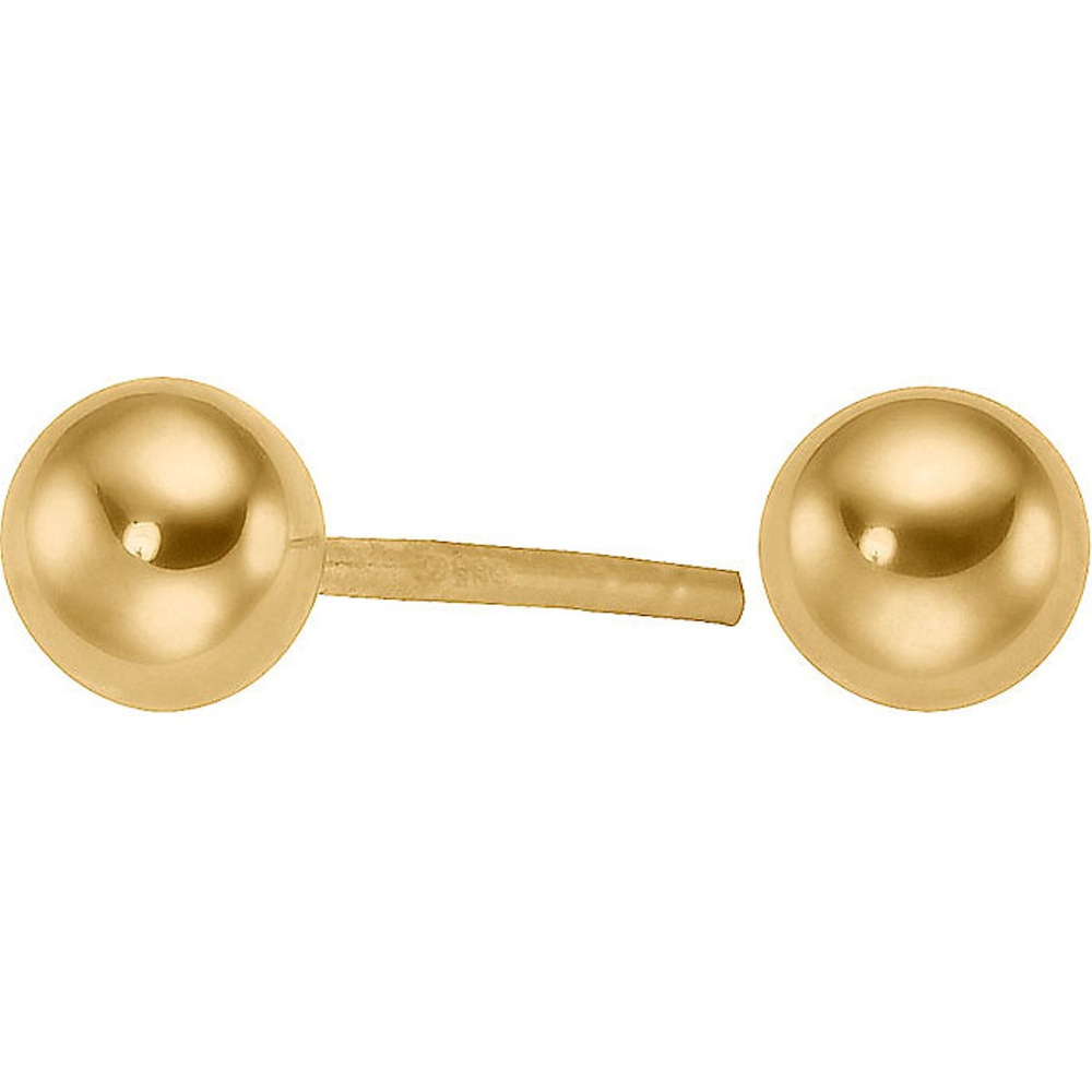 Valeria Boucles d'oreilles à fermoir à poussette 585 Or jaune or jaune Boucles d'oreilles