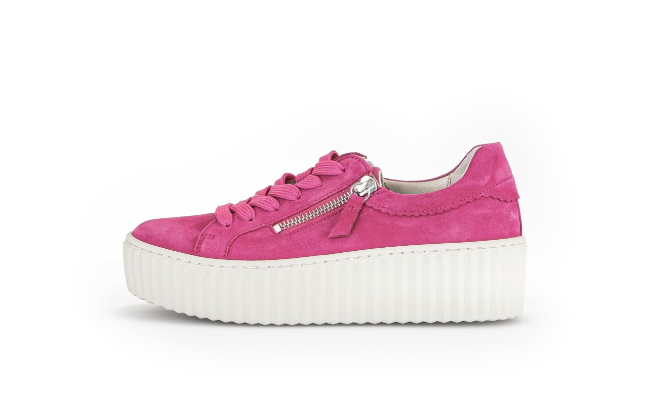 GABOR Freizeit Schnürer lila/pink Gabor Fashion Sneaker low 43.200.30 pink