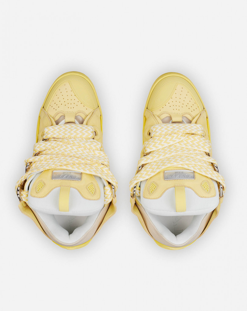 SNEAKERS CURB EN CUIR