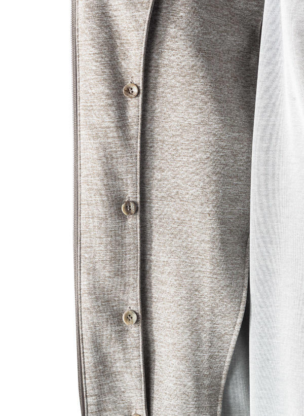 BOGGI MILANO, Sakko, Jersey, taupe meliert