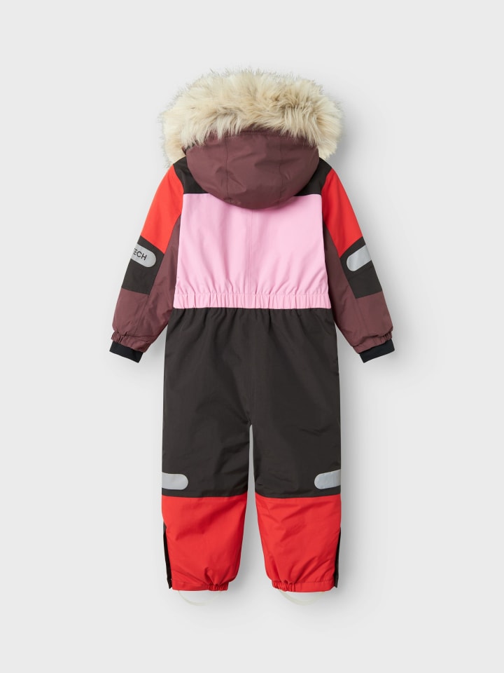 name it Skianzug NMNSTORM12 SKI SUIT BLOCK in valiant poppy günstig kaufen