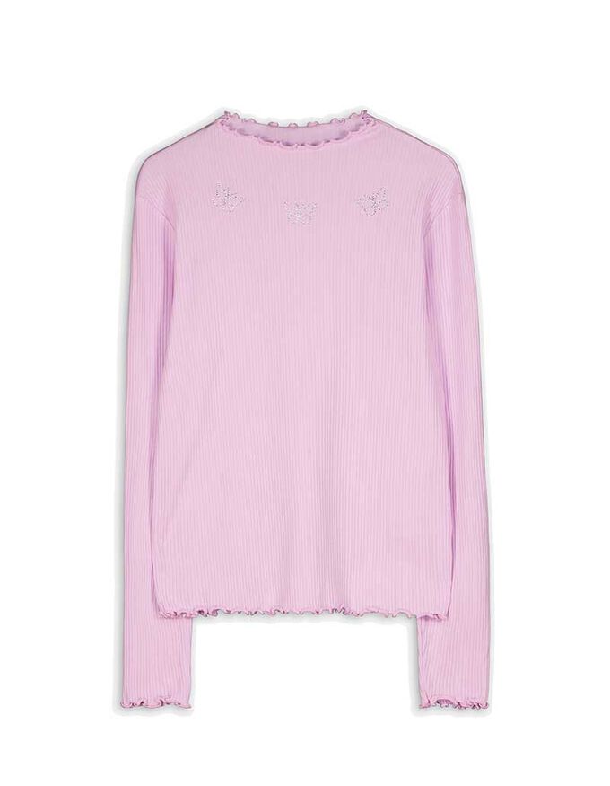 Langarmshirt - Ziersteine