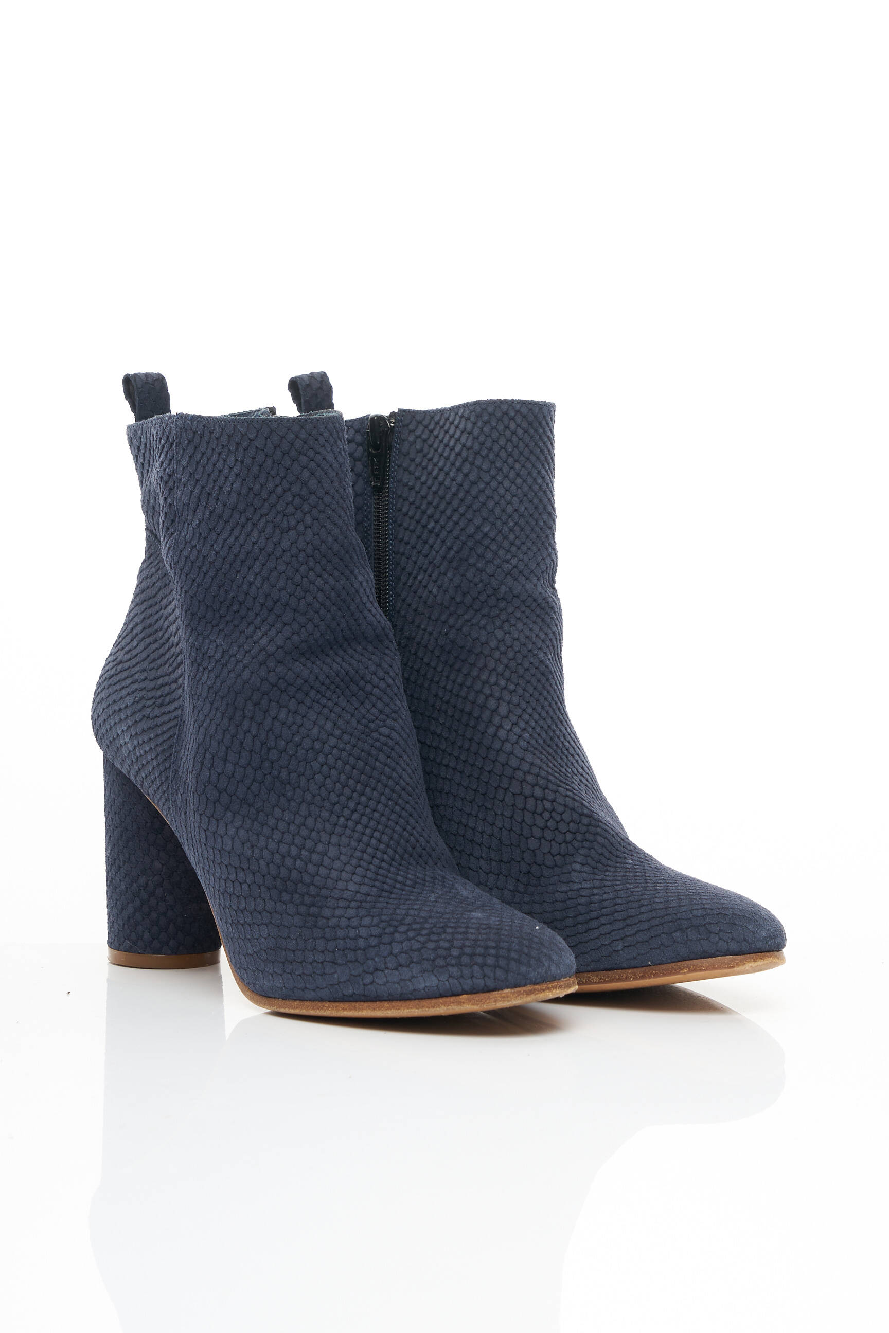 Maje Bottines Femme couleur bleu