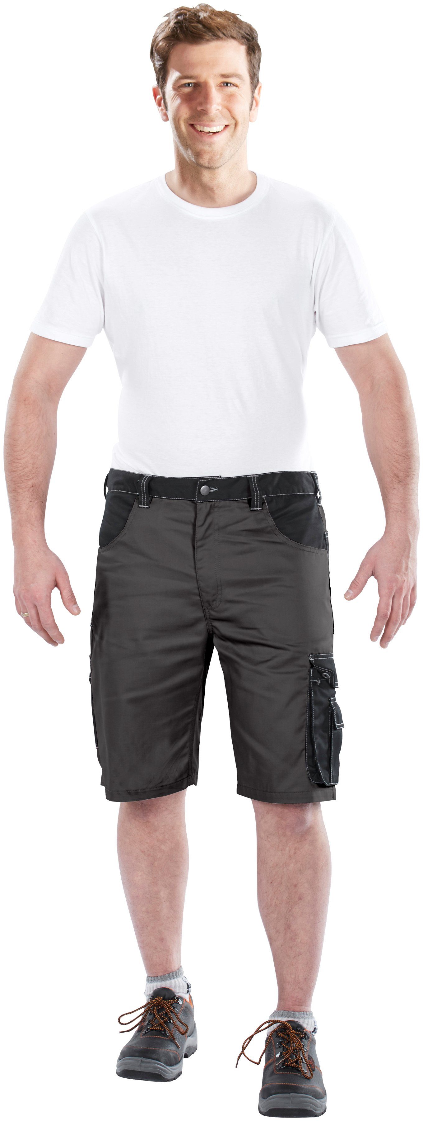 Northern Country Arbeitsshorts Worker mit elastischem Bund, 8 praktischen Taschen, robuste Qualität