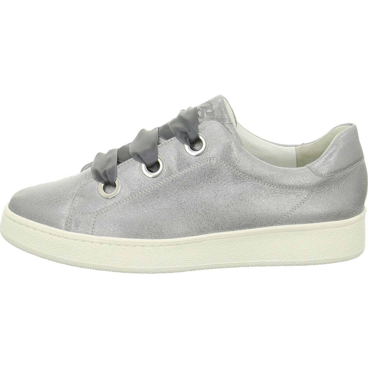 PAUL GREEN Sneaker grau platin Brush Metal