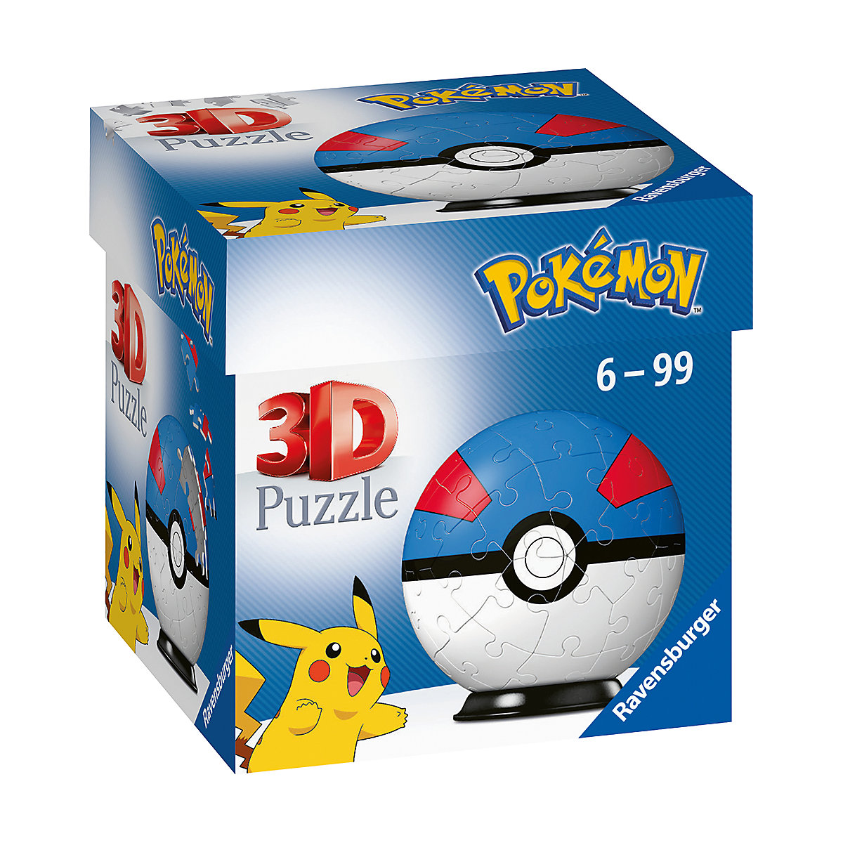 Puzzle 54 Teile- Pokémon Pokéballs - Superball