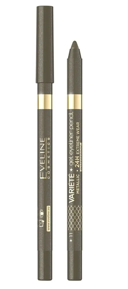 Eveline Variete Μεταλλικό Gel Eyeliner 11 Χακί