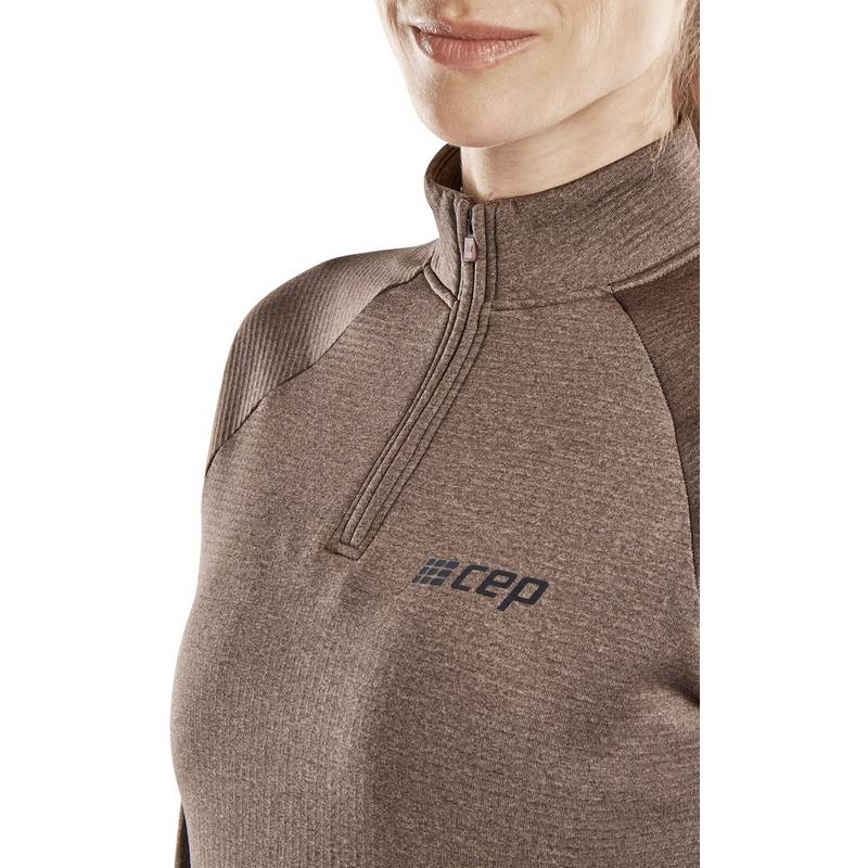 CEP Cold Weather Zip Shirt Longsleeve Laufshirt Damen