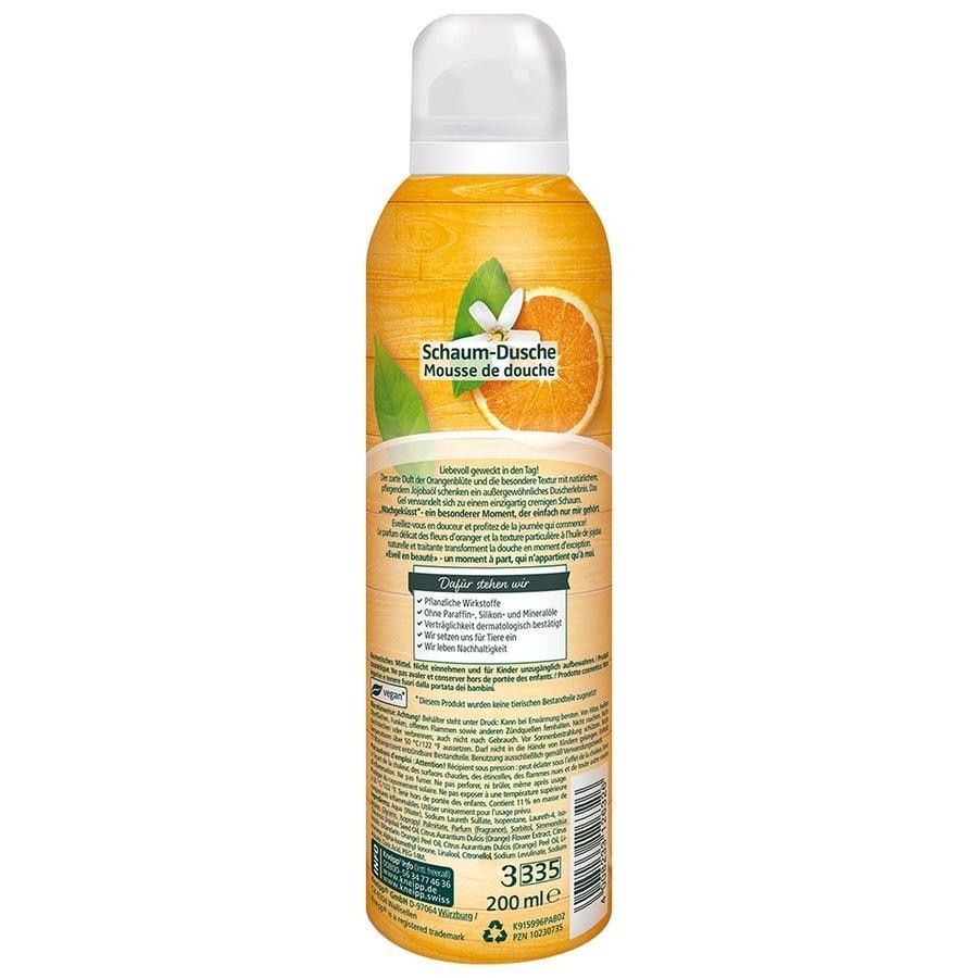 Schaum-Dusche Wachgeküsst