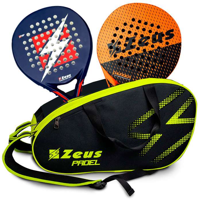 Zeus Padel Bag Padelschläger Tasche schwarz neongelb
