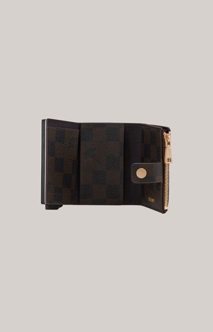 Karten-Etui Cortina Piazza C-Four in Dunkelbraun
