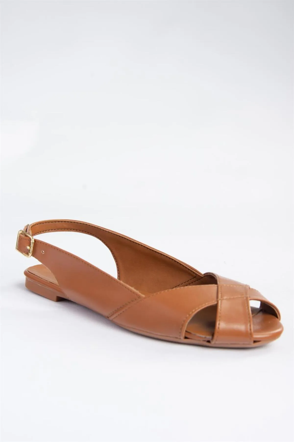 Fox Shoes  Hellbraune Damensandalen 9726106609