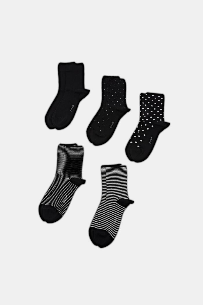 5er-Set gemusterte Socken