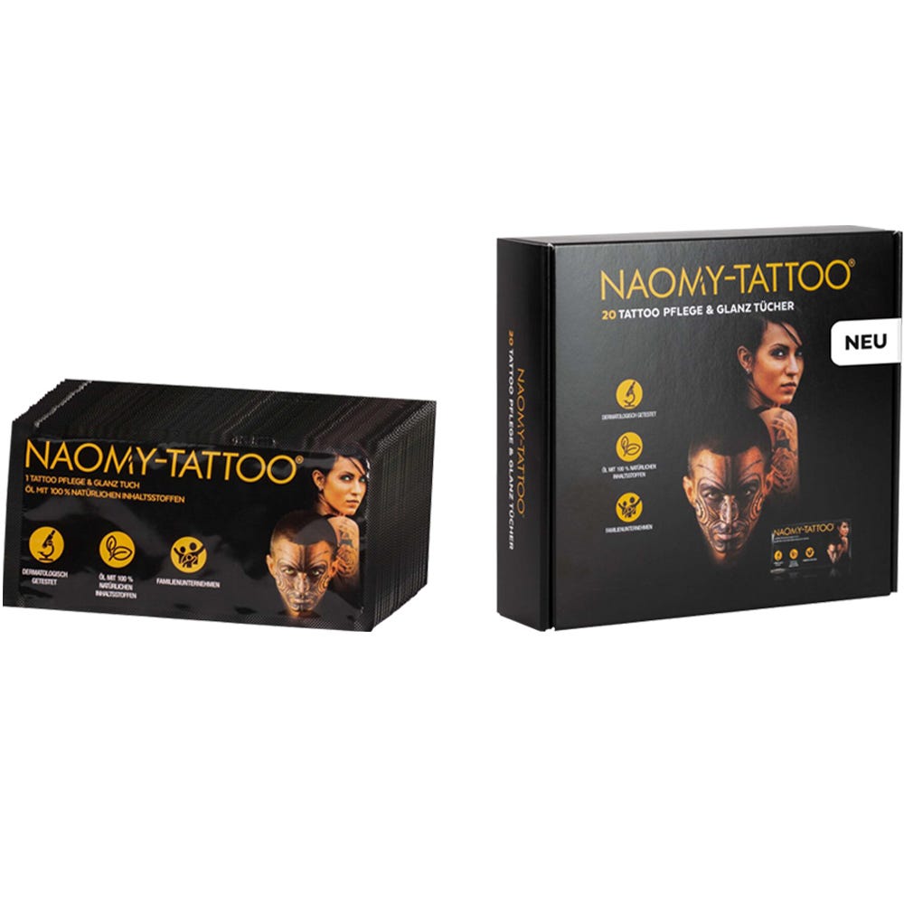 Naomy-Tattoo Glanz- und Pflegetücher 20 Stück