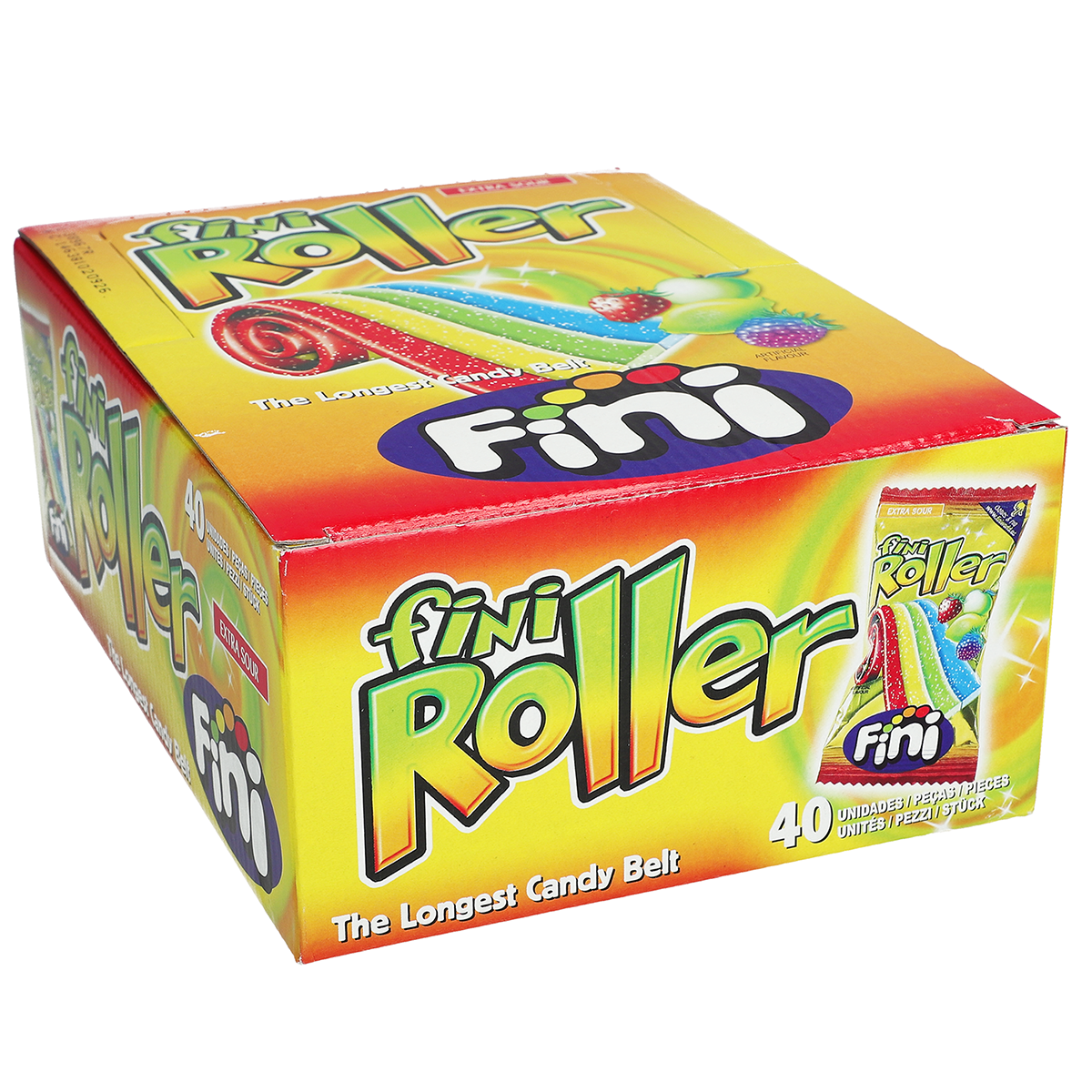 Fini Roller Extra Sour 40x20g