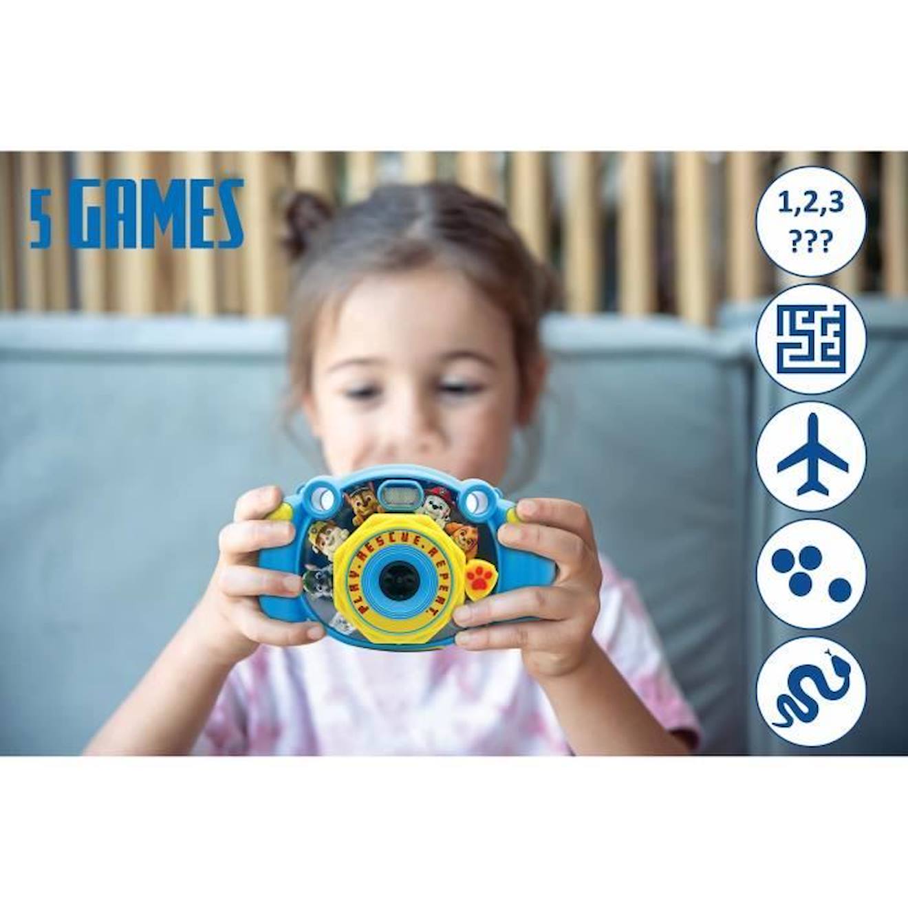 APN enfants Pat’Patrouille avec fonction photo et vidéo bleu