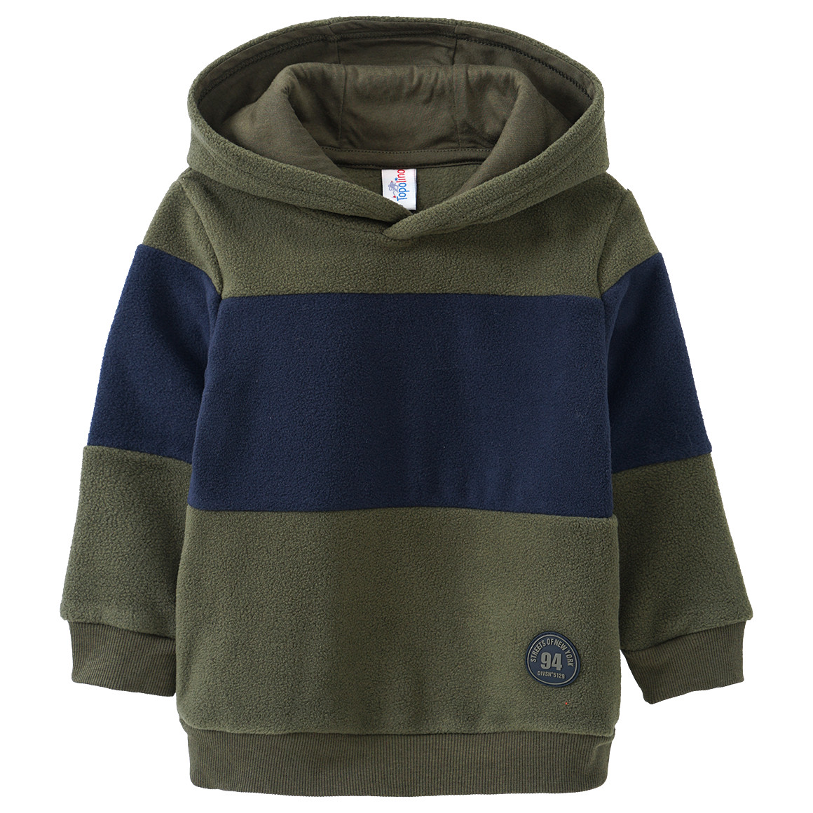 Jungen Fleeceshirt mit Kapuze
