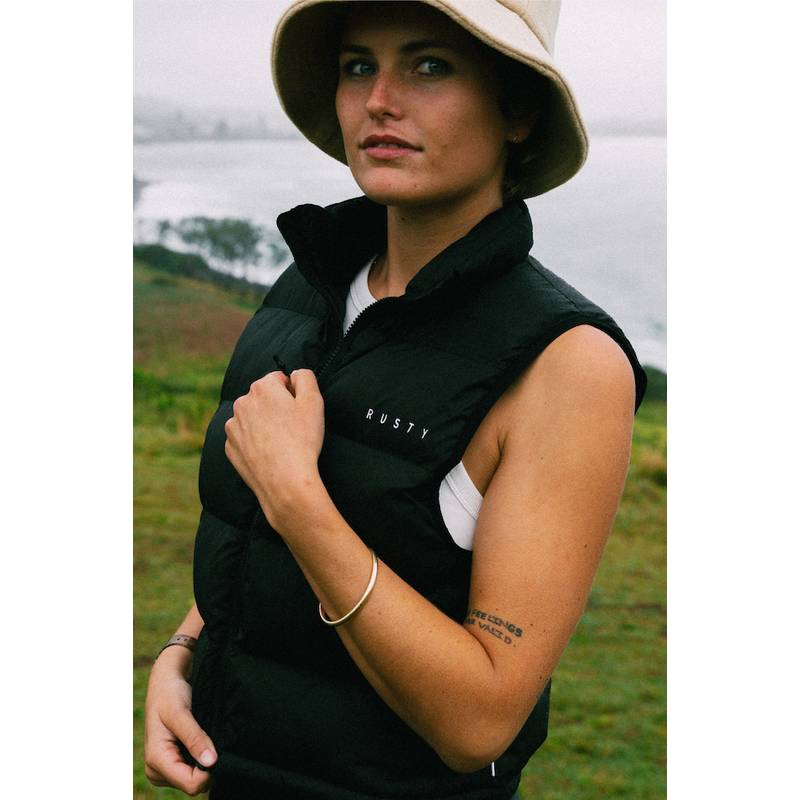 RUSTY RUSTY PUFFER VEST Kurzweste Damen