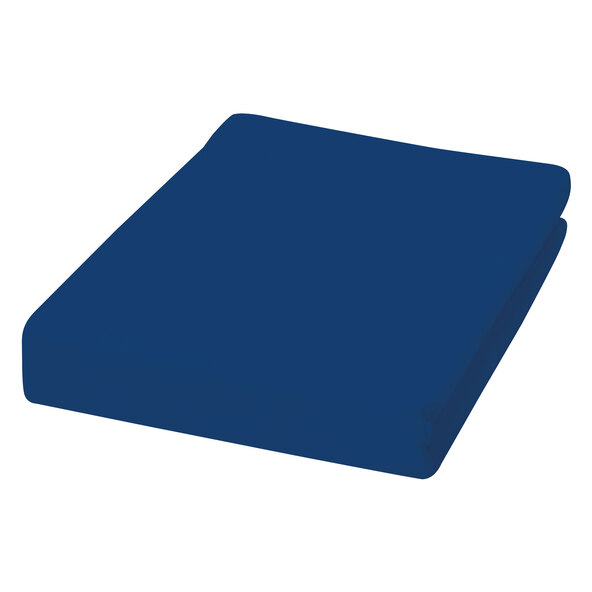 Kleinkinder-Biber-Spannbetttuch, navy
