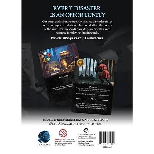 A War of Whispers Conquests and Treasures Pack (Exp.) (engl.)