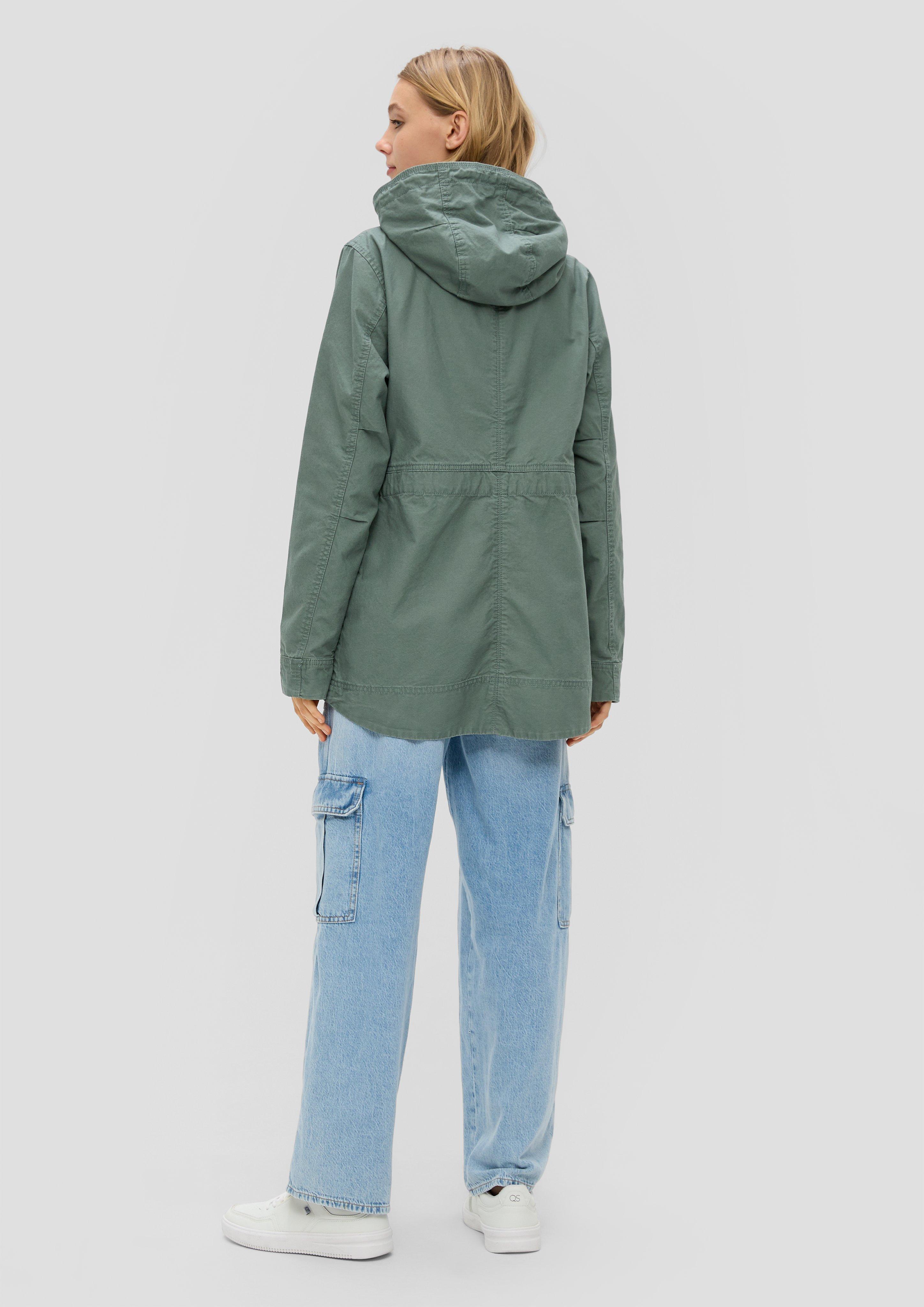 Kapuzenjacke mit Durchzugskordel  2140315-7816