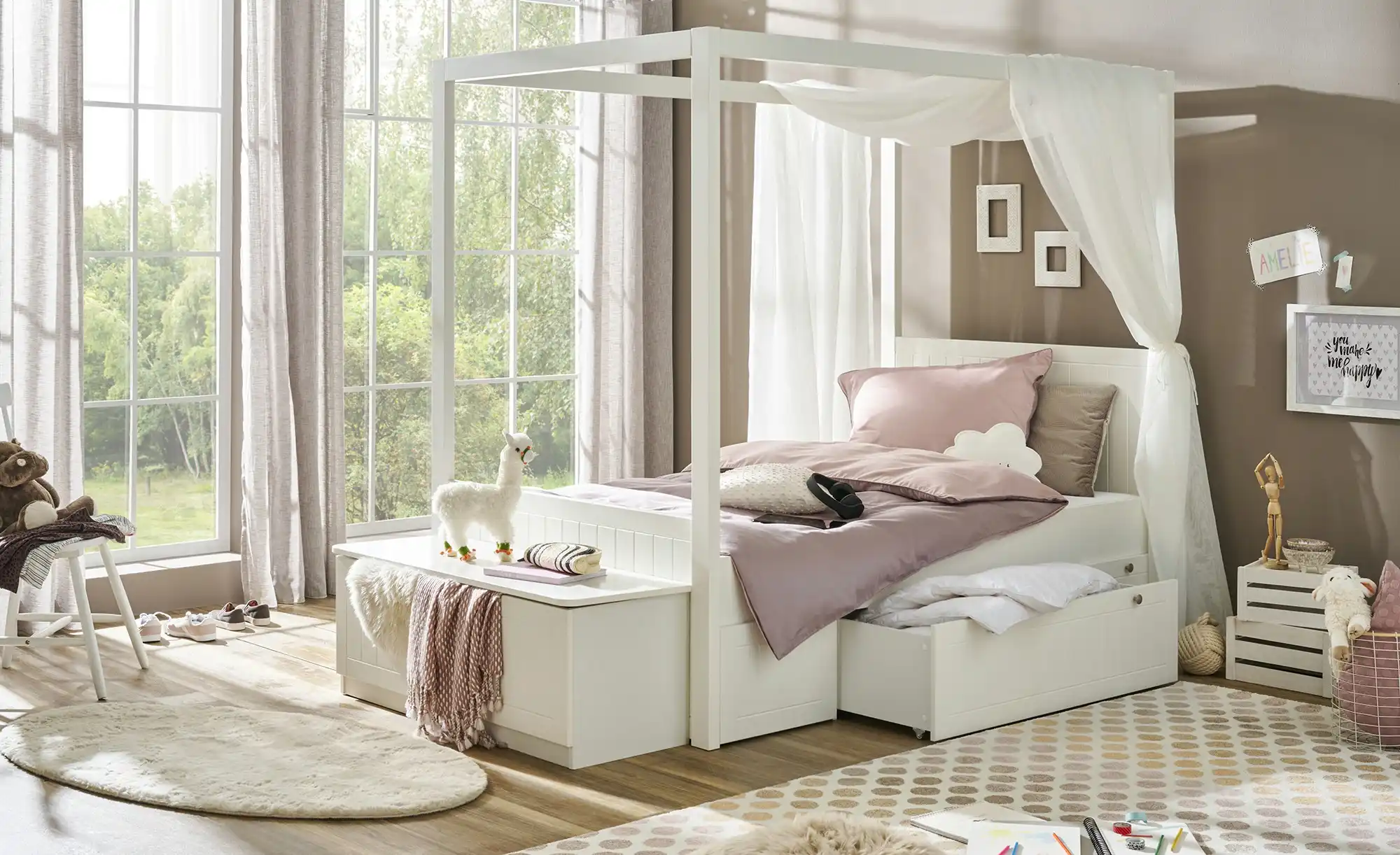 Mia & Mo Sitzbank für Himmelbett Suna