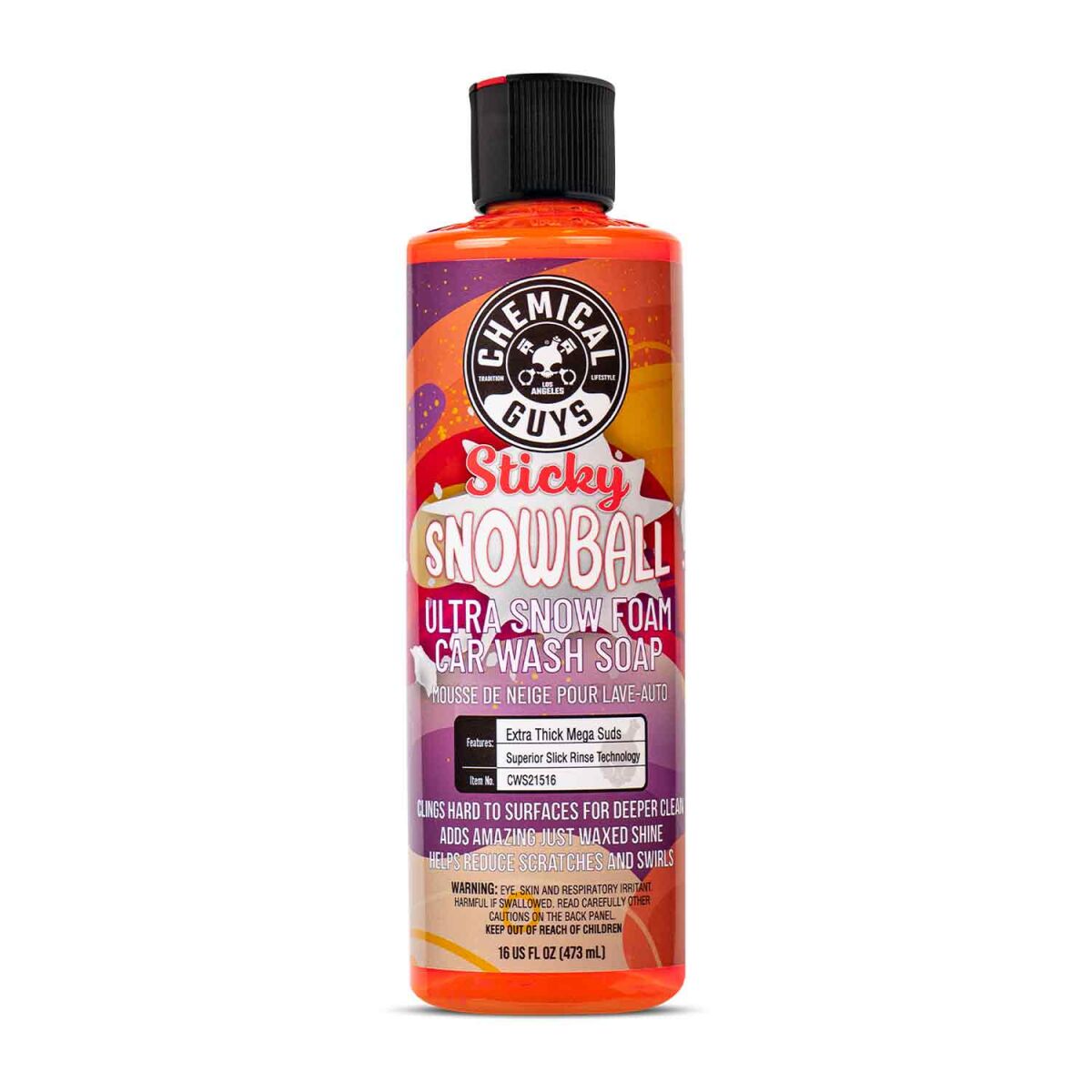 Chemical Guys Sticky Snowball Snow Foam 473ml