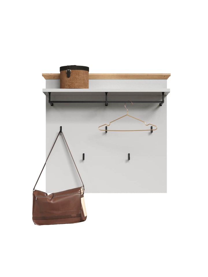ebuy24 Wandgarderobe Landside Grau 91 x 27 cm günstig kaufen onesize