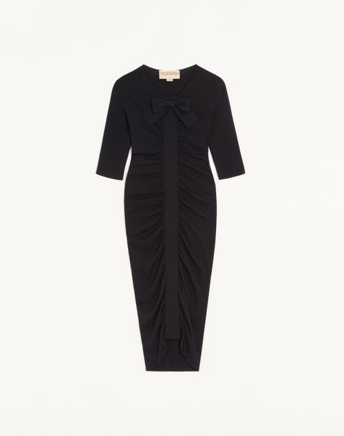 Vestido midi de tricô