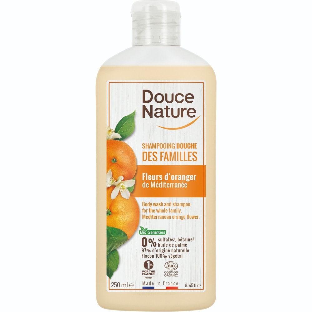 douce nature SHAMP DOUCHE FLR D'ORANGER 250ML CAPILLAIRE ARGAN