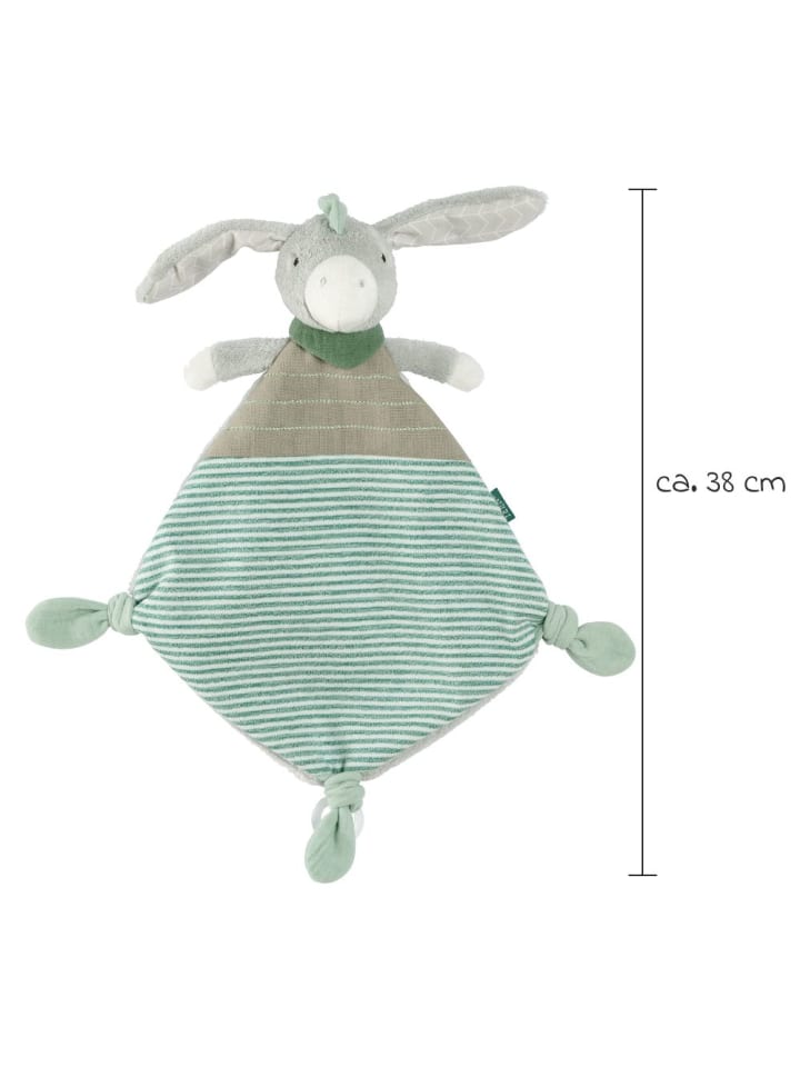 Fehn Schmusetuch / Schnuffeltuch - Esel in grau,gruen günstig kaufen onesize