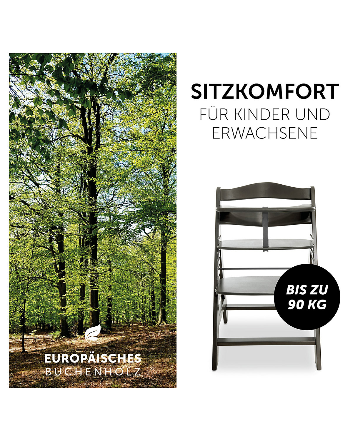 Hochstuhl Alpha+ Select, Charcoal