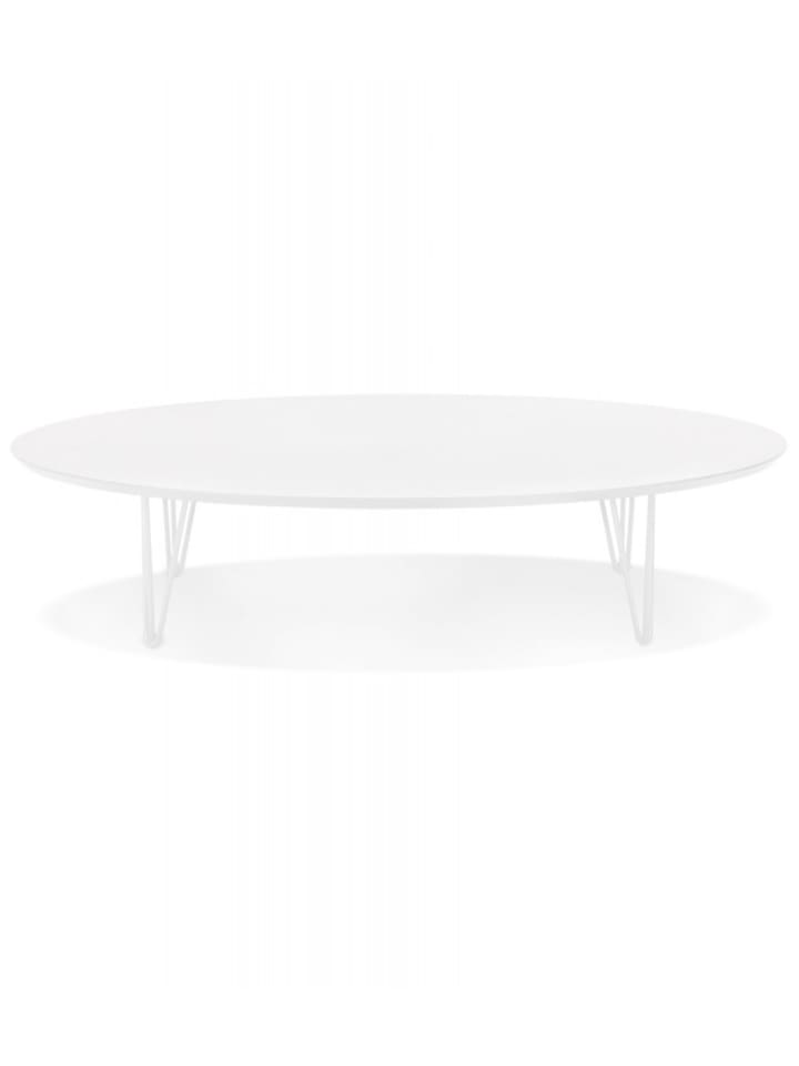 KADIMA DESIGN Salon Couchtisch Weiß Holz Metall | Eleganter Stil in Weiß günstig kaufen onesize